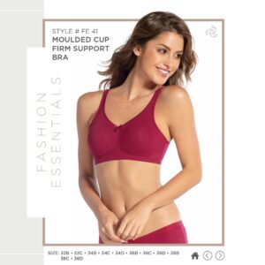 Jockey Fashion Essentials Moulded Cup Firm Support Bra - Style FE 41