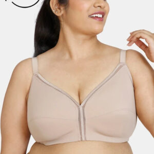 Zivame True Curv Single Layered Non Wired Full Coverage Minimiser Bra - NCESP07
